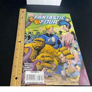 Fantastic Four Comic Book Marvel "The Were Trapped In A Petri‎ Dish" Issue 573